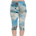 Watercolor Splatter Velvet Capri Leggings  View2