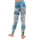 Watercolor Splatter Kids  Lightweight Velour Leggings View4