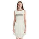 Sweet Cream Sleeveless Chiffon Dress   View1