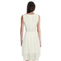 Sweet Cream Sleeveless Chiffon Dress   View2