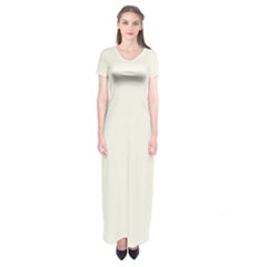 Sweet Cream Short Sleeve Maxi Dress