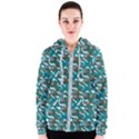 Koala Bears Pattern Women s Zipper Hoodie View1