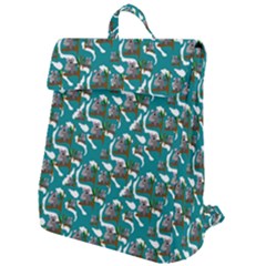 Koala Bears Pattern Flap Top Backpack by bloomingvinedesign