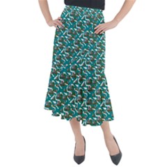 Koala Bears Pattern Midi Mermaid Skirt