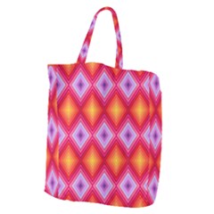 Texture Surface Orange Pink Giant Grocery Tote