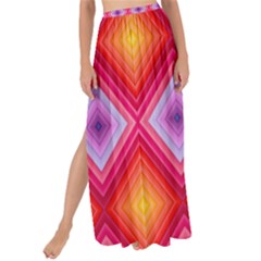 Texture Surface Orange Pink Maxi Chiffon Tie-up Sarong by Mariart