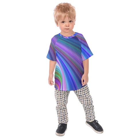 Background Abstract Curves Kids  Raglan Tee by Bajindul