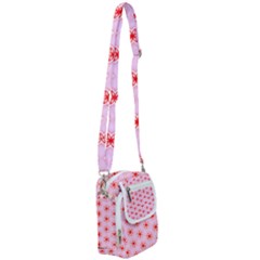 Texture Star Backgrounds Pink Shoulder Strap Belt Bag