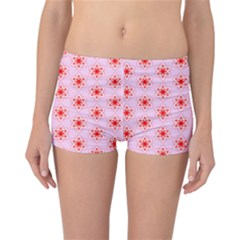 Texture Star Backgrounds Pink Reversible Boyleg Bikini Bottoms by HermanTelo