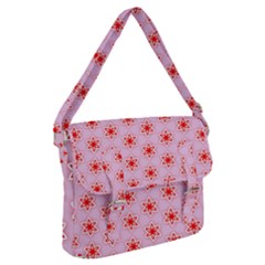 Texture Star Backgrounds Pink Buckle Messenger Bag