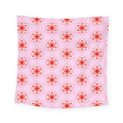 Texture Star Backgrounds Pink Square Tapestry (small) by HermanTelo