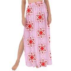 Texture Star Backgrounds Pink Maxi Chiffon Tie-up Sarong