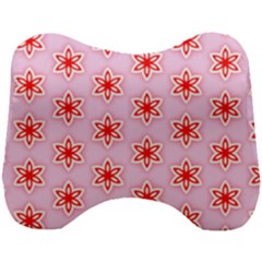 Texture Star Backgrounds Pink Head Support Cushion by HermanTelo