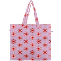 Texture Star Backgrounds Pink Canvas Travel Bag