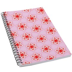 Texture Star Backgrounds Pink 5 5  X 8 5  Notebook by HermanTelo