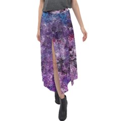 Nikki Shade Velour Split Maxi Skirt