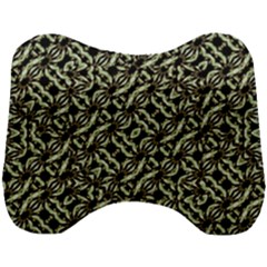 Modern Abstract Camouflage Patttern Head Support Cushion by dflcprintsclothing