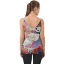 Watercolor Splatter Red/Blue Chiffon Cami View2