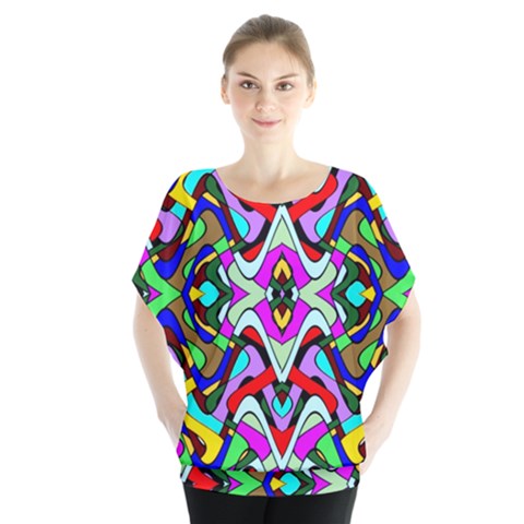 Ml 188 Batwing Chiffon Blouse by ArtworkByPatrick