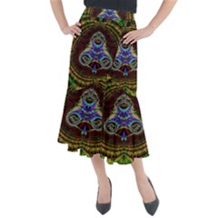 Art Artwork Fractal Digital Art Pattern Midi Mermaid Skirt