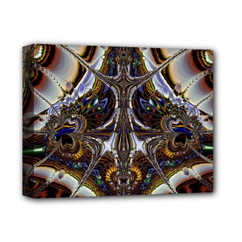 Abstract Art Artwork Fractal Design Deluxe Canvas 14  X 11  (stretched) by Pakrebo