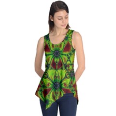 Abstract Art Fractal Artwork Sleeveless Tunic by Pakrebo