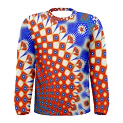 Digital Arts Fractals Futuristic Men s Long Sleeve Tee