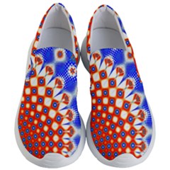 Digital Arts Fractals Futuristic Women s Lightweight Slip Ons by Pakrebo