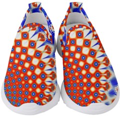 Digital Arts Fractals Futuristic Kids  Slip On Sneakers by Pakrebo