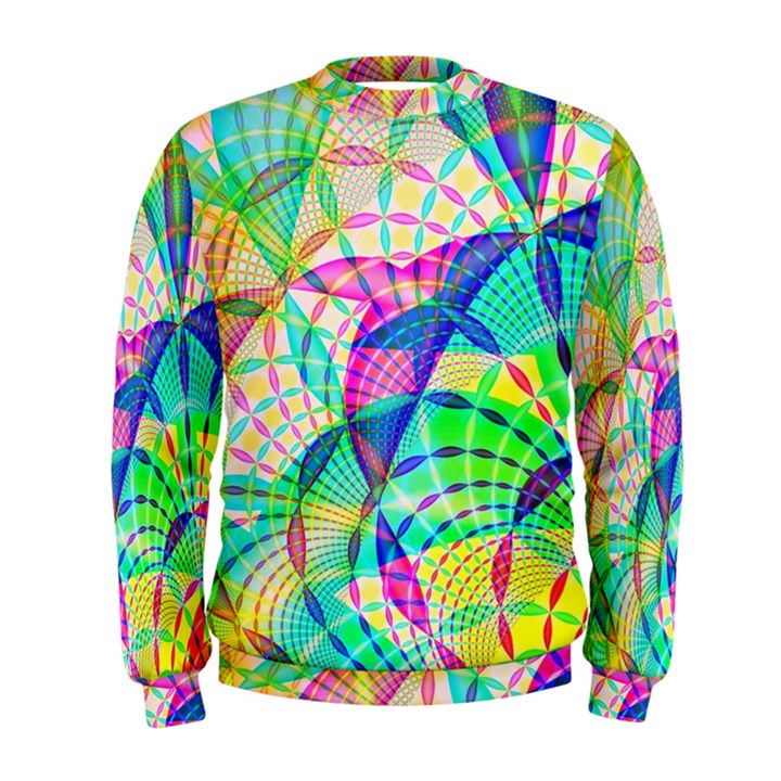 Design Background Concept Fractal Men s Sweatshirt