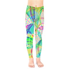 Design Background Concept Fractal Kids  Legging by Pakrebo