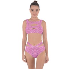 Flowers Decorative Ornate Color Bandaged Up Bikini Set  by pepitasart