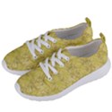 Flowers Decorative Ornate Color Yellow Women s Lightweight Sports Shoes View2