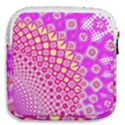 Digital Arts Fractals Futuristic Pink Mini Square Pouch View2