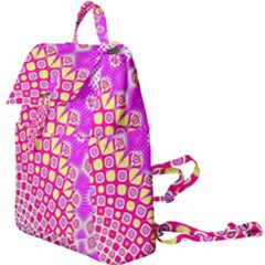 Digital Arts Fractals Futuristic Pink Buckle Everyday Backpack by Pakrebo