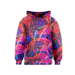 Design Background Concept Fractal Kids  Pullover Hoodie by Pakrebo