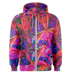 Design Background Concept Fractal Men s Zipper Hoodie by Pakrebo