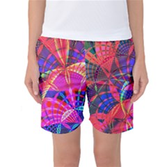 Design Background Concept Fractal Women s Basketball Shorts by Pakrebo