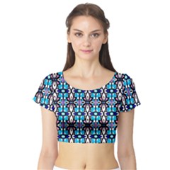 Gap-ac-3 Short Sleeve Crop Top by ArtworkByPatrick