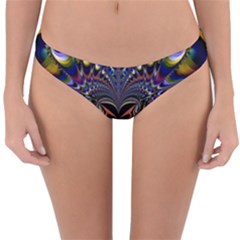 Abstract Art Artwork Fractal Design Art Pattern Reversible Hipster Bikini Bottoms by Pakrebo