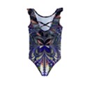 Abstract Art Artwork Fractal Design Art Pattern Kids  Frill Swimsuit View2