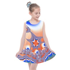 Abstract Art Artwork Fractal 2 Kids  Summer Dress by Pakrebo