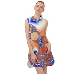 Abstract Art Artwork Fractal 2 Sleeveless Shirt Dress