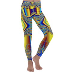 Abstract Art Design Digital Art Kids  Lightweight Velour Classic Yoga Leggings by Pakrebo