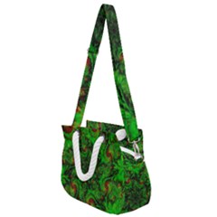 Art Artwork Fractal Digital Art Green Rope Handles Shoulder Strap Bag