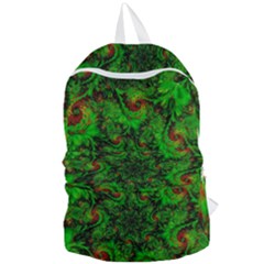 Art Artwork Fractal Digital Art Green Foldable Lightweight Backpack by Pakrebo