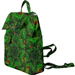 Art Artwork Fractal Digital Art Green Buckle Everyday Backpack by Pakrebo