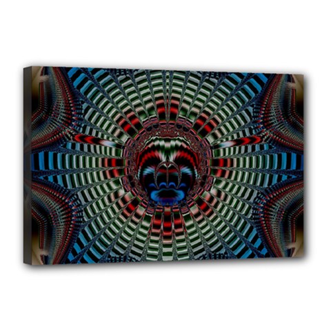 Abstract Abstract Art Artwork Star Canvas 18  X 12  (stretched)