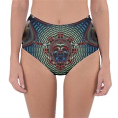 Abstract Abstract Art Artwork Star Reversible High-waist Bikini Bottoms by Pakrebo