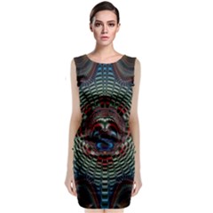 Abstract Abstract Art Artwork Star Classic Sleeveless Midi Dress by Pakrebo